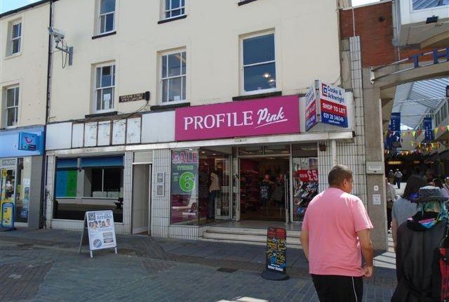 Retail premises to let in Caroline Street, Bridgend
