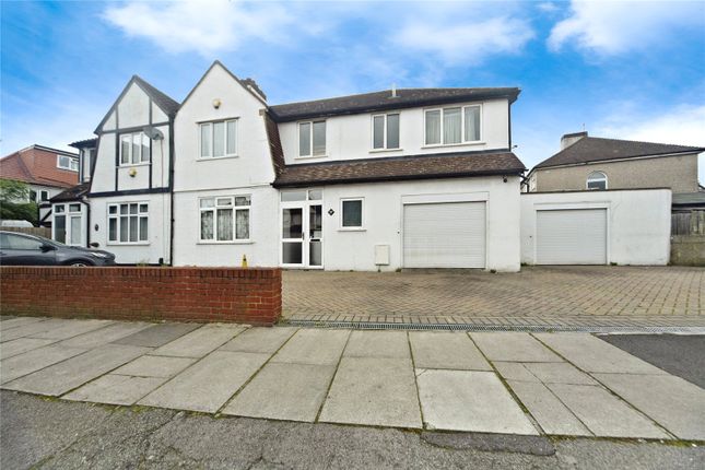 Thumbnail Semi-detached house for sale in Sherwood Park Road, Mitcham