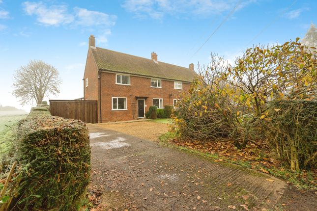 Thumbnail Semi-detached house for sale in Bunwell Road, Attleborough