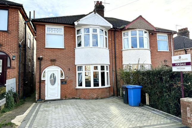 Thumbnail Semi-detached house for sale in Park View Road, Ipswich