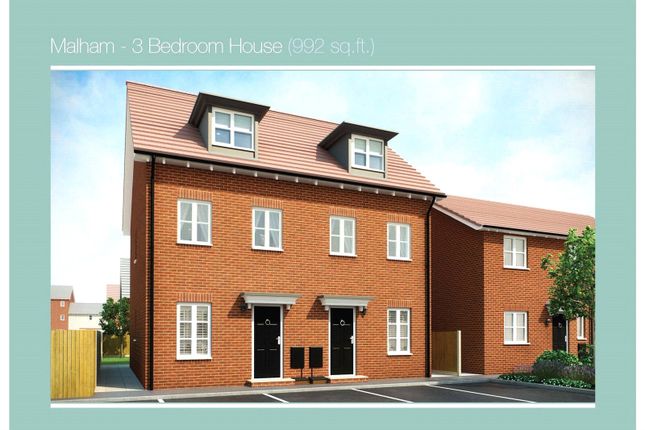 Thumbnail Semi-detached house for sale in Plot 603 Malham - Phase 3/5, Navigation Point, Cinder Lane, Castleford