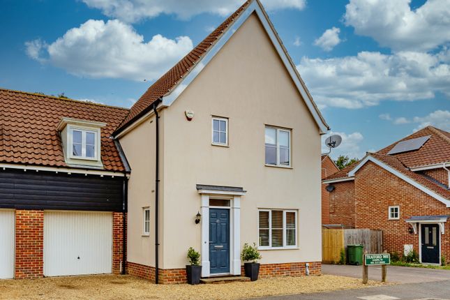 Thumbnail Link-detached house for sale in Trafford Way, Spixworth, Norwich