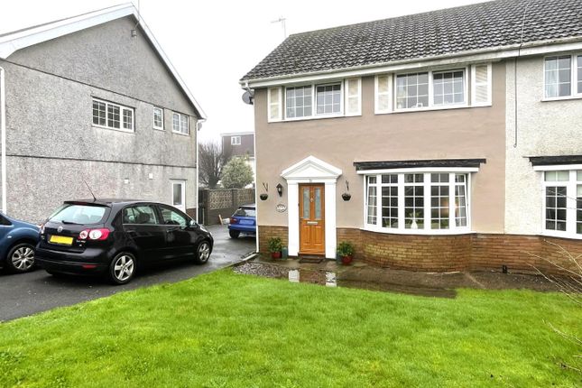 Thumbnail Semi-detached house for sale in Eastlands Park, Bishopston, Swansea