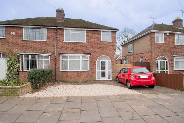 Thumbnail Semi-detached house for sale in Meadvale Road, Leicester