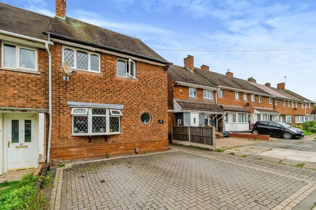 Thumbnail End terrace house for sale in Stanley Road, Rushall, Walsall