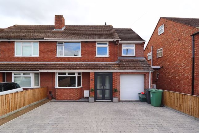 Thumbnail Semi-detached house for sale in Lynton Road, Hucclecote, Gloucester