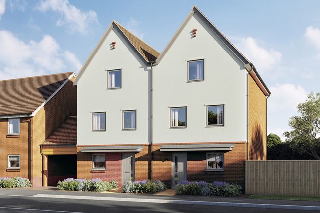 Semi-detached house for sale in "The Hamble" at Curbridge, Botley, Southampton