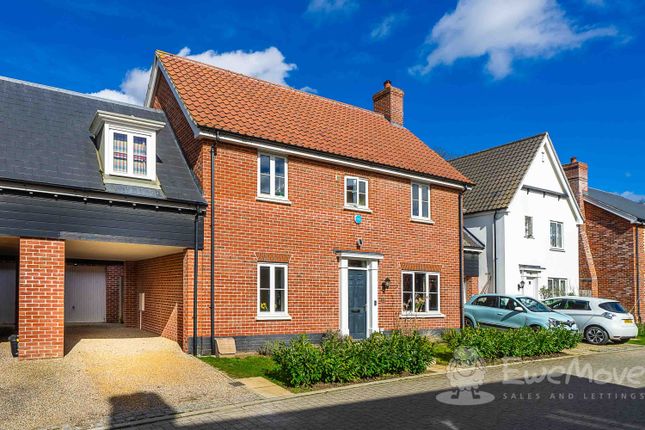 Thumbnail Semi-detached house for sale in Goldfinch Close, Wymondham, Norfolk