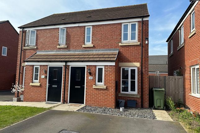 Thumbnail Semi-detached house for sale in Clovelly Drive, Hampton Gardens, Peterborough