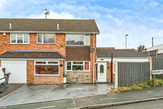Thumbnail Semi-detached house for sale in Gregory Drive, Dudley