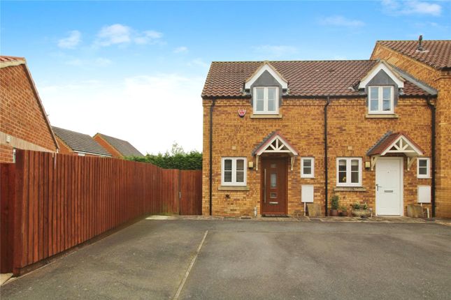 Thumbnail End terrace house for sale in Mckennan Close, Clapham, Bedford, Bedfordshire