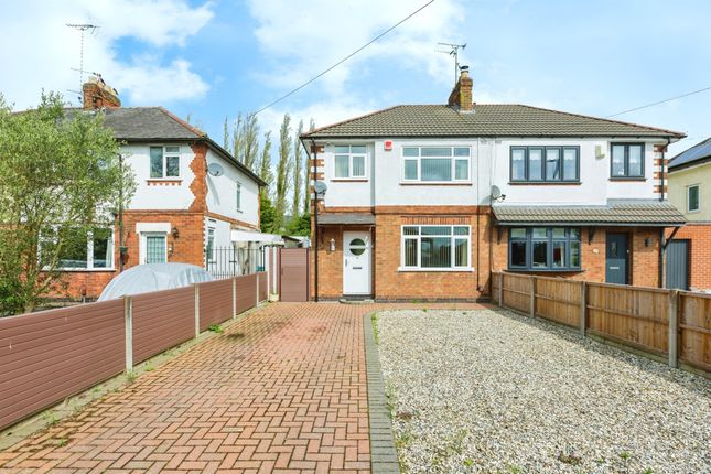 Thumbnail Semi-detached house for sale in New Bridge Road, Glen Parva, Leicester