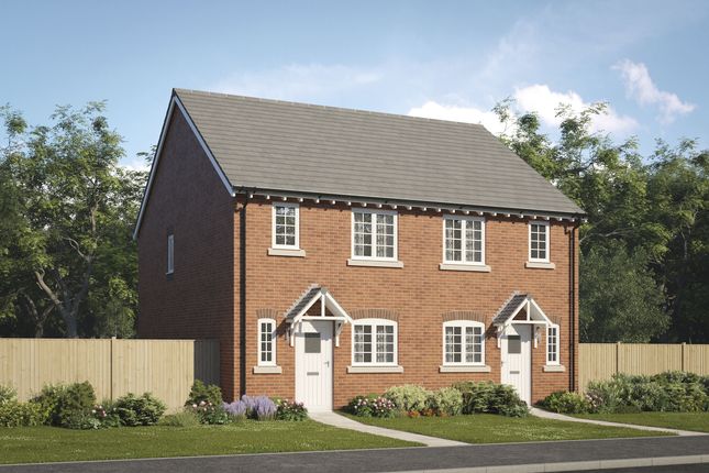 Thumbnail Semi-detached house for sale in "The Cooper" at North Fields, Sturminster Newton