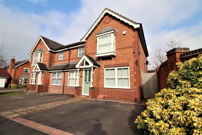 Thumbnail Semi-detached house to rent in Hornbeam Close, Blackthorn Manor, Oadby, Leicester