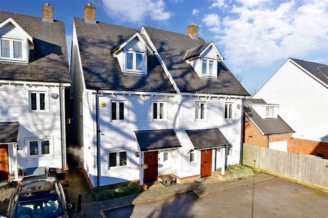 Thumbnail Semi-detached house for sale in Ashleigh Gardens, Blue Bell Hill, Chatham, Kent