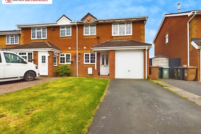 Thumbnail Semi-detached house for sale in Basalt Close, Walsall