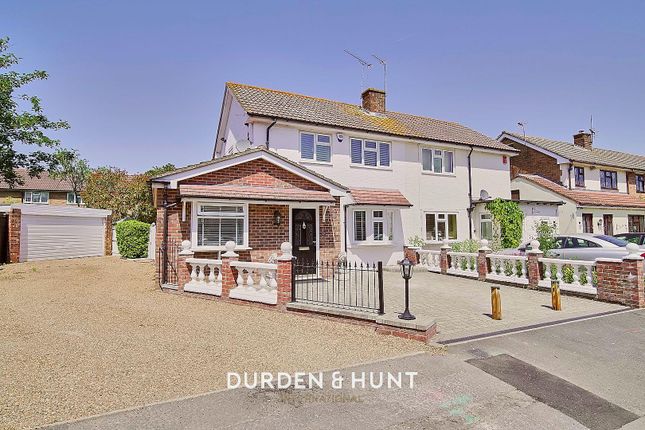 Semi-detached house for sale in Lambourne Crescent, Chigwell