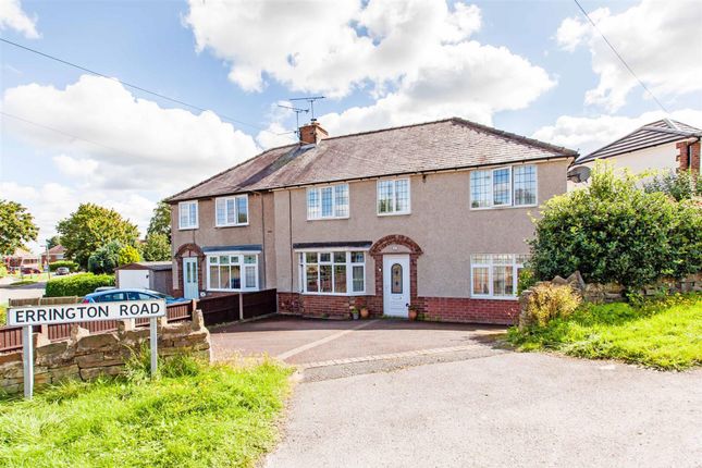 Semi-detached house for sale in Errington Road, Chesterfield