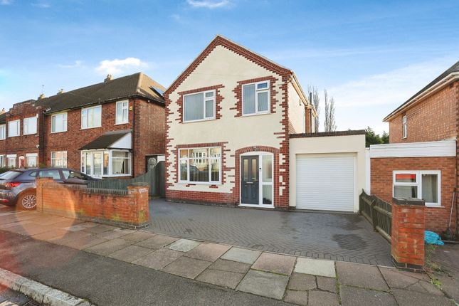 Thumbnail Detached house for sale in Burnham Drive, Leicester, Leicestershire