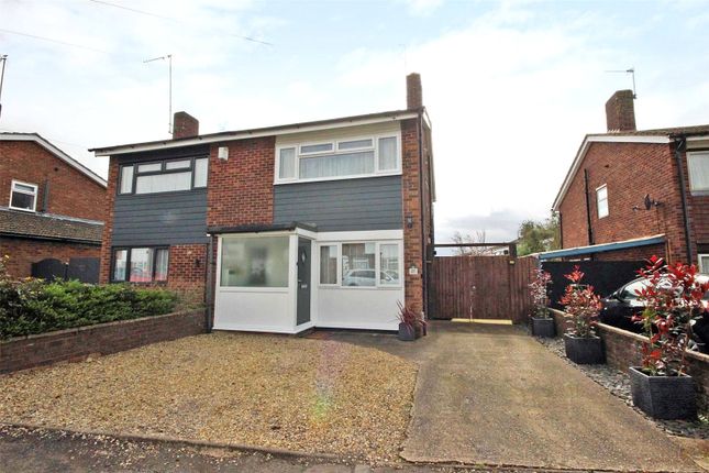 Semi-detached house for sale in Bents Close, Clapham, Bedford, Bedfordshire
