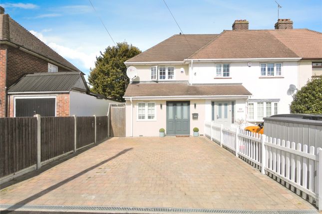 Semi-detached house for sale in Danes Way, Pilgrims Hatch, Brentwood, Essex