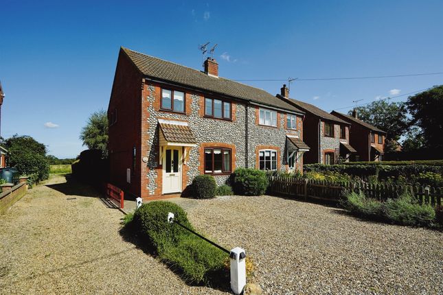 Semi-detached house for sale in The Street, Baconsthorpe, Holt