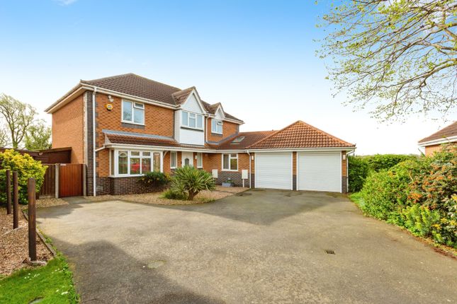Thumbnail Detached house for sale in Greylag Close, Whetstone, Leicester, Leicestershire
