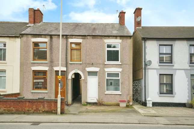 Thumbnail End terrace house for sale in Central Road, Hugglescote, Coalville, Leicestershire