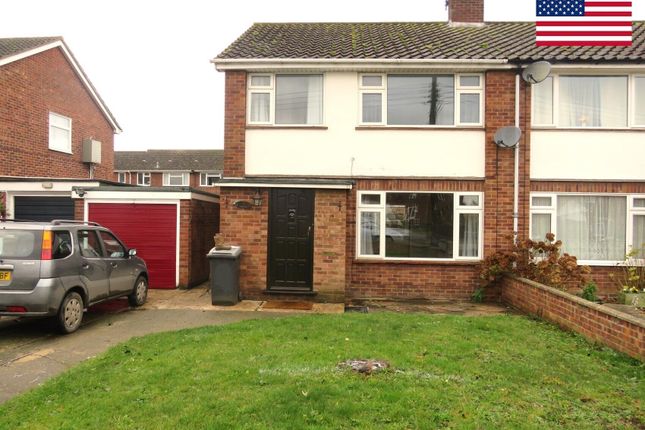 Thumbnail Semi-detached house to rent in Pott Hall Road, West Row, Bury St. Edmunds