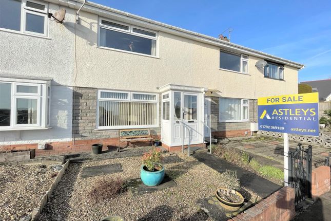 Thumbnail Terraced house for sale in Croftfield Crescent, Newton, Swansea
