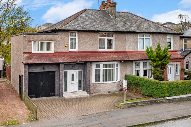 Thumbnail Semi-detached house for sale in Kings Park Avenue, Glasgow