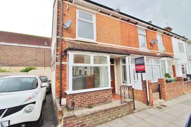 Thumbnail End terrace house for sale in Lynn Road, Portsmouth