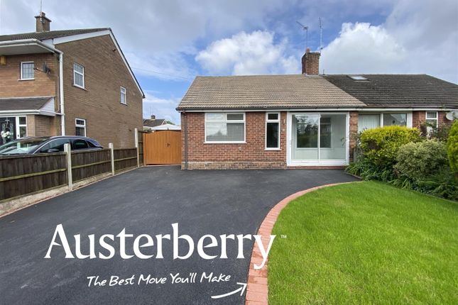 Thumbnail Semi-detached bungalow for sale in Valley Road, Weston Coyney, Stoke-On-Trent