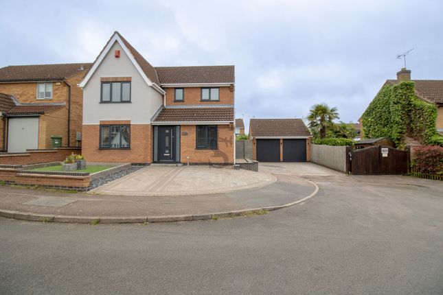 Thumbnail Detached house for sale in Bodicoat Close, Whetstone, Leicester