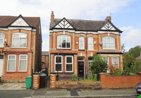 Semi-detached house to rent in Victoria Road, Whalley Range, Manchester