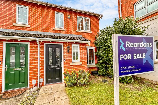 Thumbnail End terrace house for sale in Emerald Crescent, Sittingbourne, Kent