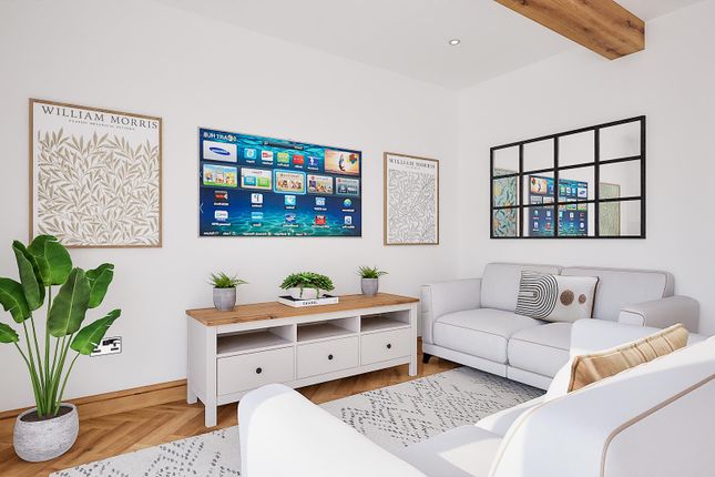 CGI Open Plan Living Dining Kitchen