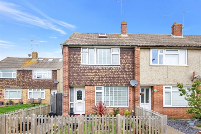 Thumbnail End terrace house for sale in Hamilton Close, Broadwater, Worthing