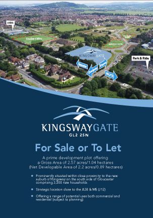 Land for sale in Kingsway Gate, Kingsway Business Park, Quedgeley, Gloucester