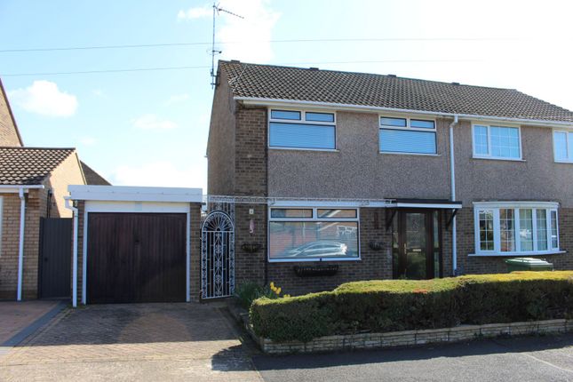 Thumbnail Semi-detached house for sale in Hood Court, Corby