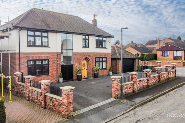 Thumbnail Detached house for sale in Kidsley Lodge, Adale Road, Smalley, Ilkeston, Derbyshire