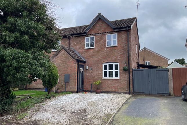 Thumbnail Semi-detached house for sale in Frolesworth Road, Broughton Astley, Leicester