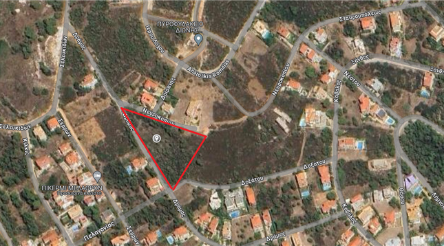 Thumbnail Land for sale in Pikermi, Attiki, Greece