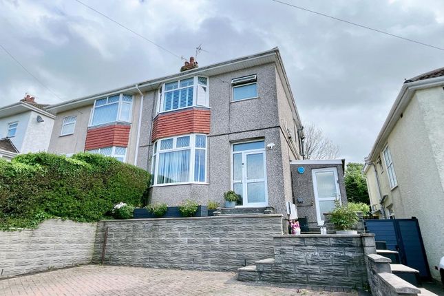 Thumbnail Semi-detached house for sale in Goetre Fawr Road, Killay, Swansea