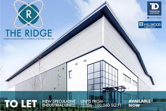 Thumbnail Light industrial to let in The Ridge, Haverhill Business Park, Suffolk, Haverhill CB9 7Ae