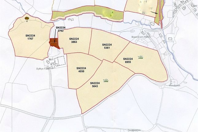 Land for sale in 36 Acres Of Land Adjoining, Dyffryn Farm, Cwmfelin Mynach, Whitland