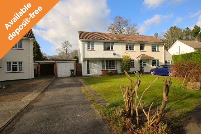 Thumbnail Semi-detached house to rent in Woodland Close, Harefield, Southampton, Hampshire