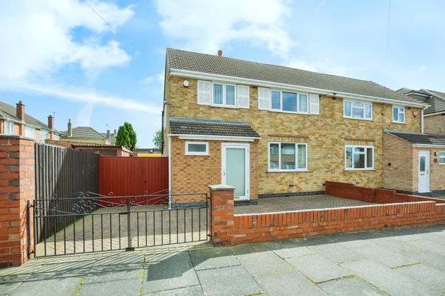 Thumbnail Semi-detached house for sale in Butcombe Road, Leicester, Leicestershire