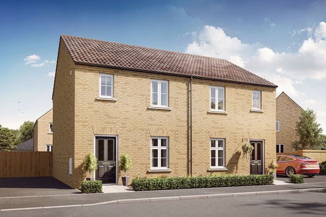 Thumbnail Semi-detached house for sale in "The Gosford - Plot 107" at Taylor Wimpey At West Cambourne, Dobbins Avenue, West Cambourne