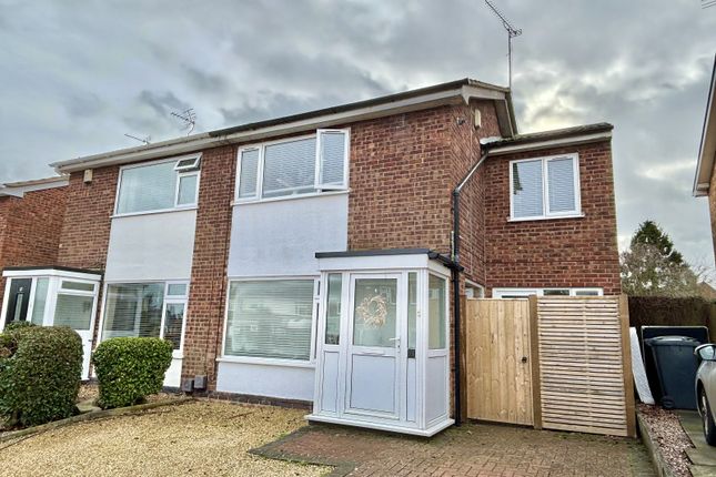 Semi-detached house for sale in Beverley Drive, Broughton Astley, Leicester, Leicestershire.